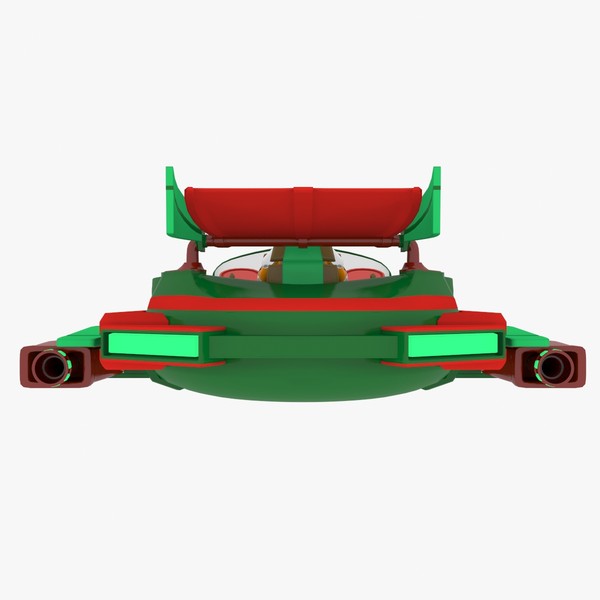 3d model sci-fi glider b - Glider B - Complete by Tschirner
