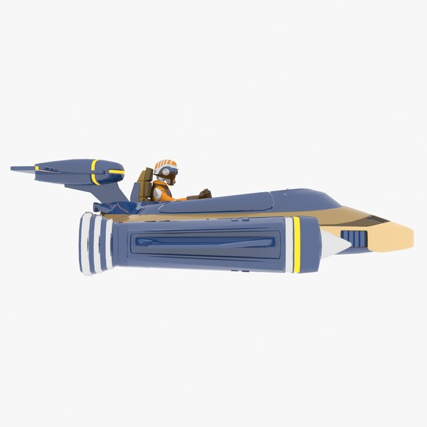 3d model sci-fi glider - Glider A - Complete by Tschirner