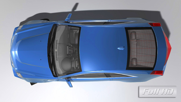 cadillac cts-v coupe 2011 3d x - Cadillac CTS-V Coupe 2011 by TiRex3D