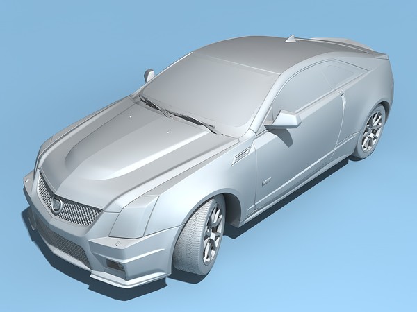 cadillac cts-v coupe 2011 3d x - Cadillac CTS-V Coupe 2011 by TiRex3D