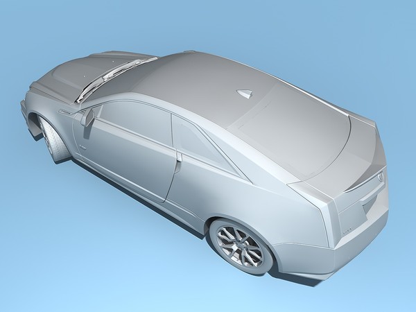 cadillac cts-v coupe 2011 3d x - Cadillac CTS-V Coupe 2011 by TiRex3D