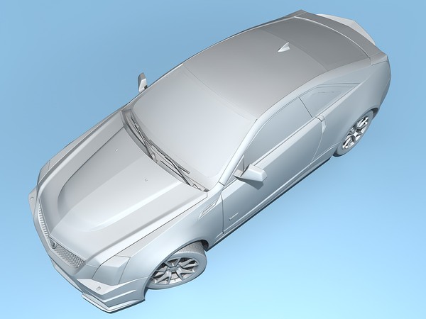 cadillac cts-v coupe 2011 3d x - Cadillac CTS-V Coupe 2011 by TiRex3D