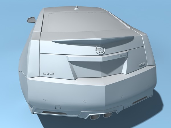 cadillac cts-v coupe 2011 3d x - Cadillac CTS-V Coupe 2011 by TiRex3D