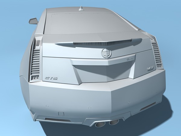 cadillac cts-v coupe 2011 3d x - Cadillac CTS-V Coupe 2011 by TiRex3D