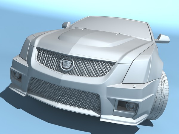 cadillac cts-v coupe 2011 3d x - Cadillac CTS-V Coupe 2011 by TiRex3D