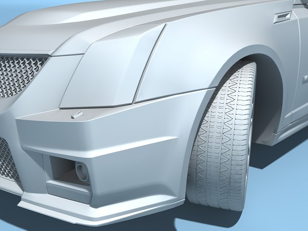 cadillac cts-v coupe 2011 3d x - Cadillac CTS-V Coupe 2011 by TiRex3D