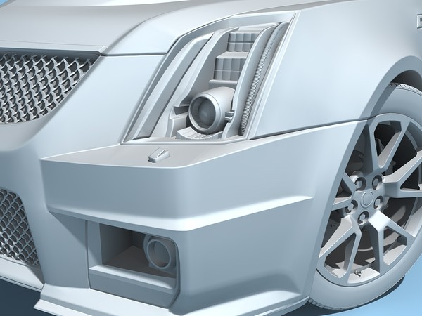 cadillac cts-v coupe 2011 3d x - Cadillac CTS-V Coupe 2011 by TiRex3D