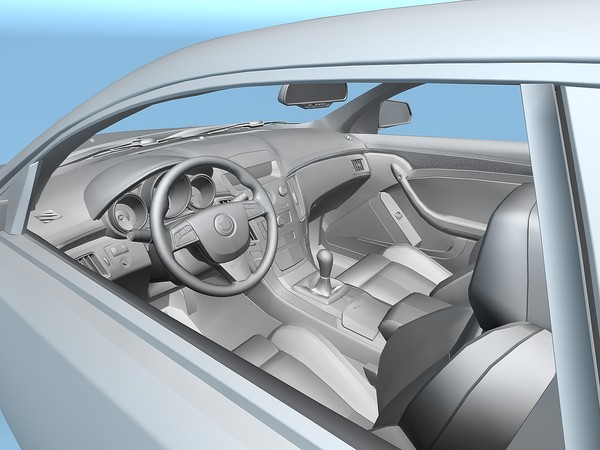 cadillac cts-v coupe 2011 3d x - Cadillac CTS-V Coupe 2011 by TiRex3D