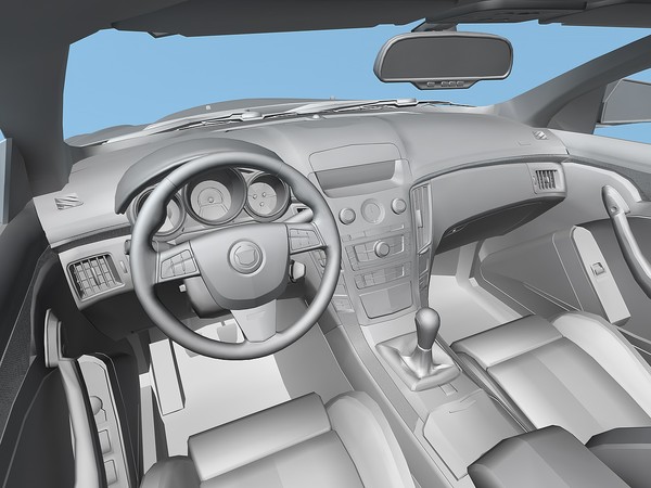 cadillac cts-v coupe 2011 3d x - Cadillac CTS-V Coupe 2011 by TiRex3D