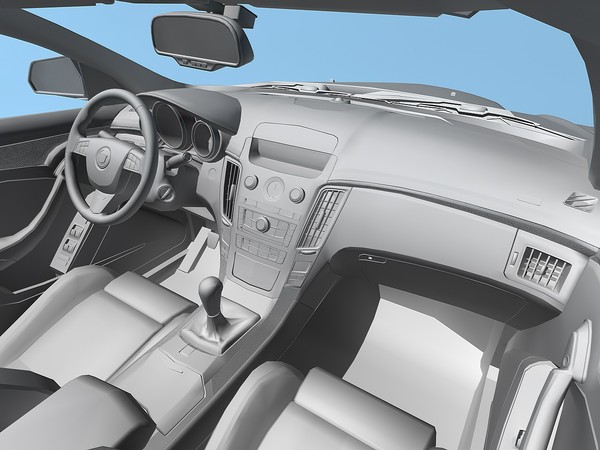 cadillac cts-v coupe 2011 3d x - Cadillac CTS-V Coupe 2011 by TiRex3D