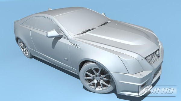 cadillac cts-v coupe 2011 3d x - Cadillac CTS-V Coupe 2011 by TiRex3D