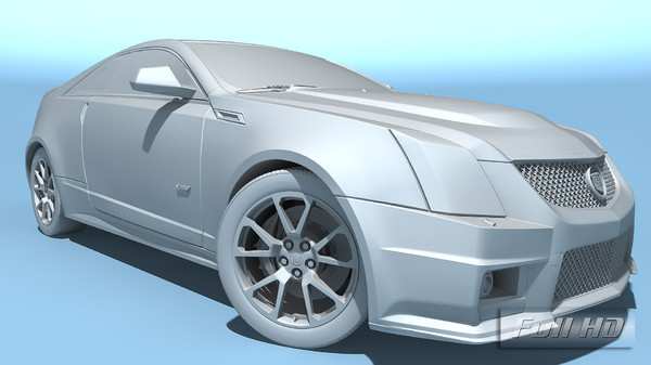 cadillac cts-v coupe 2011 3d x - Cadillac CTS-V Coupe 2011 by TiRex3D