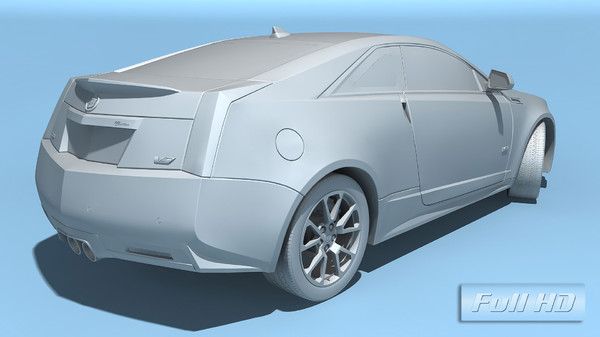 cadillac cts-v coupe 2011 3d x - Cadillac CTS-V Coupe 2011 by TiRex3D