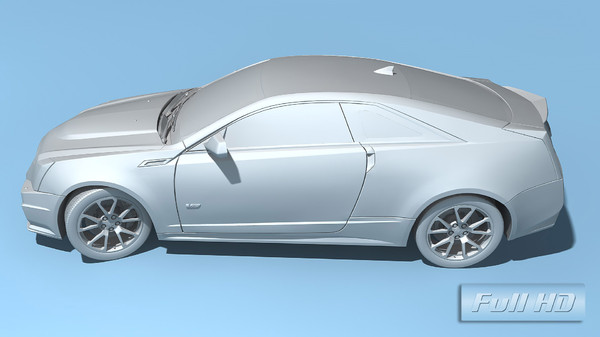 cadillac cts-v coupe 2011 3d x - Cadillac CTS-V Coupe 2011 by TiRex3D