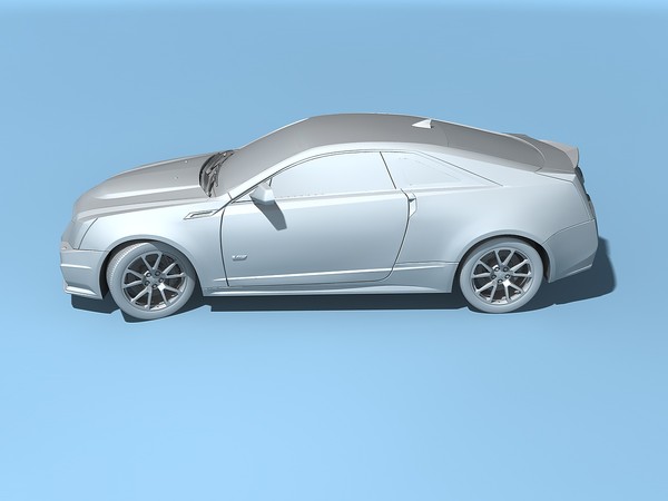 cadillac cts-v coupe 2011 3d x - Cadillac CTS-V Coupe 2011 by TiRex3D