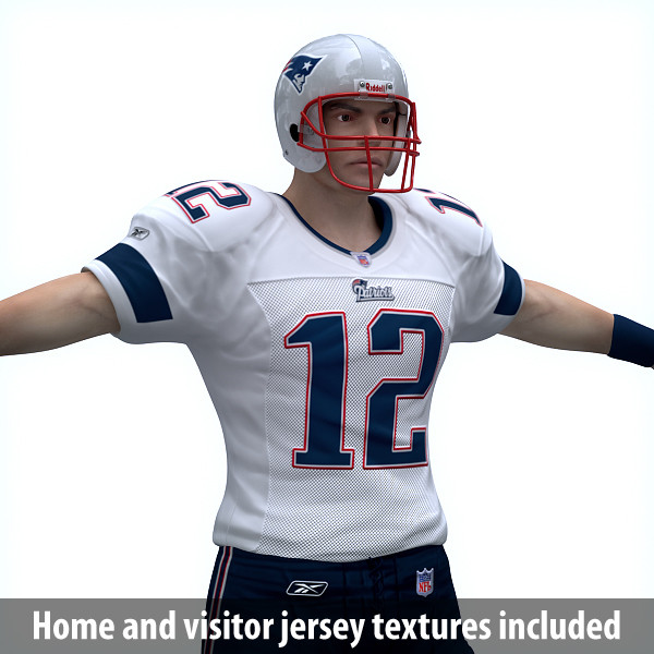 3d new england patriots nfl player - NFL Player New England Patriots by cgshape