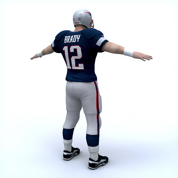 3d new england patriots nfl player - NFL Player New England Patriots by cgshape