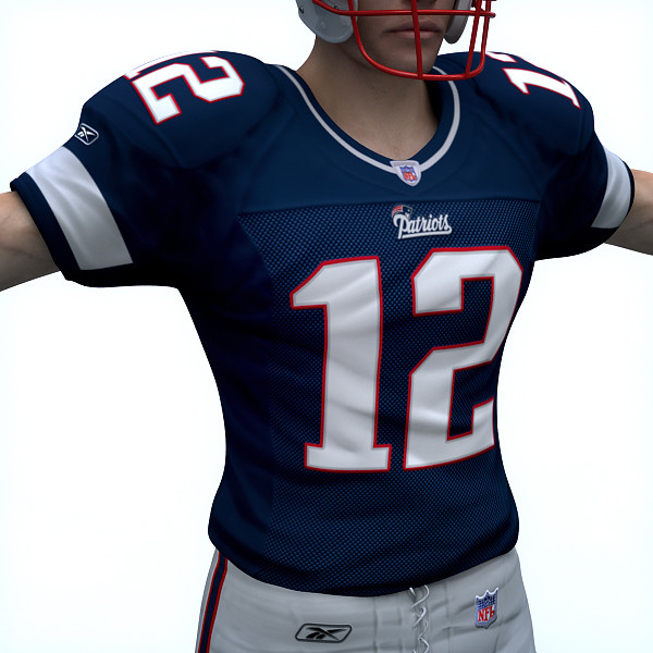 3d new england patriots nfl player - NFL Player New England Patriots by cgshape