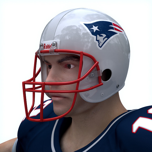 3d new england patriots nfl player - NFL Player New England Patriots by cgshape