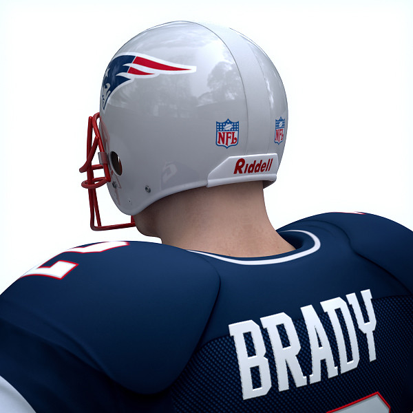 3d new england patriots nfl player - NFL Player New England Patriots by cgshape