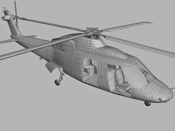 sikorsky s-76 3ds - Sikorsky S-76 by Eric.Levi