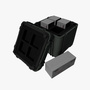 3d model cube supply case