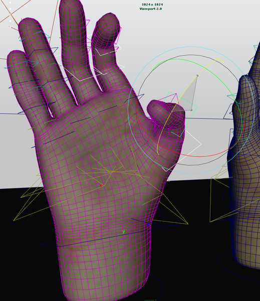 max rigged male hand - Rigged Male Man Hands by cgbeige