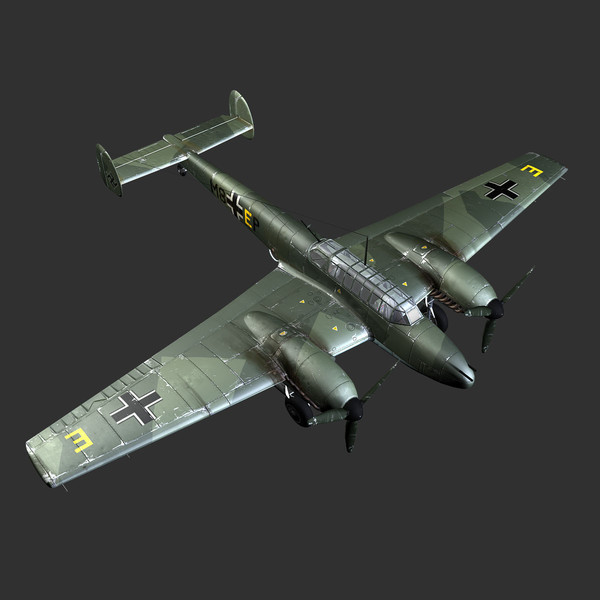 max messerschmitt bf - Messerschmitt_Bf110 C4 by Shuzzzz