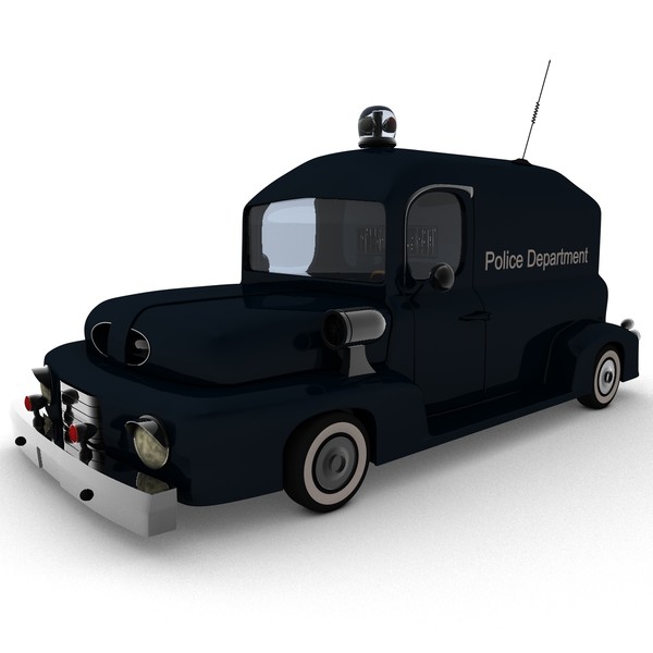 3d model cartoon police car vehicle - Cartoon Police Vehicle by KeremGogus