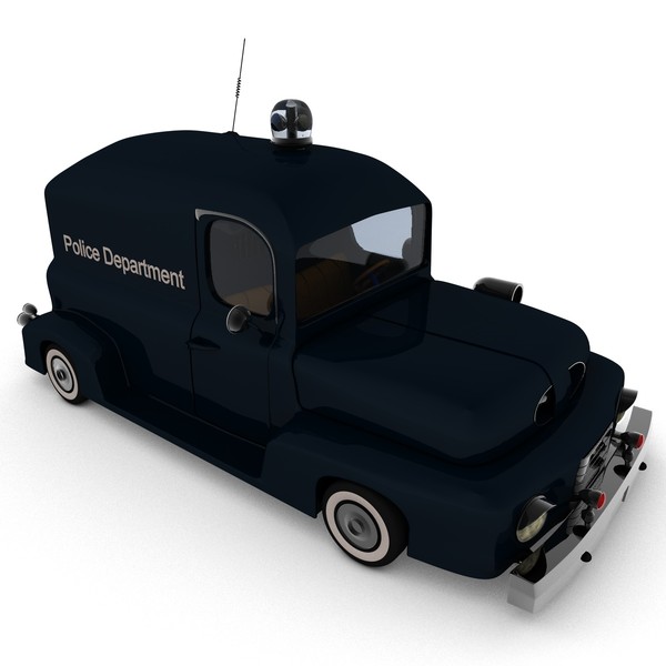 3d model cartoon police car vehicle - Cartoon Police Vehicle by KeremGogus