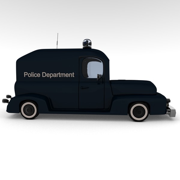 3d model cartoon police car vehicle - Cartoon Police Vehicle by KeremGogus