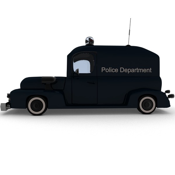 3d model cartoon police car vehicle - Cartoon Police Vehicle by KeremGogus