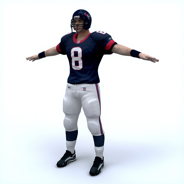 c4d houston texans nfl player - NFL Player Houston Texans by cgshape