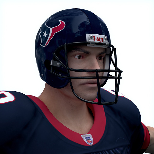 c4d houston texans nfl player - NFL Player Houston Texans by cgshape