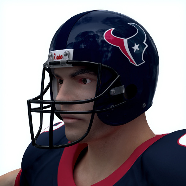 c4d houston texans nfl player - NFL Player Houston Texans by cgshape