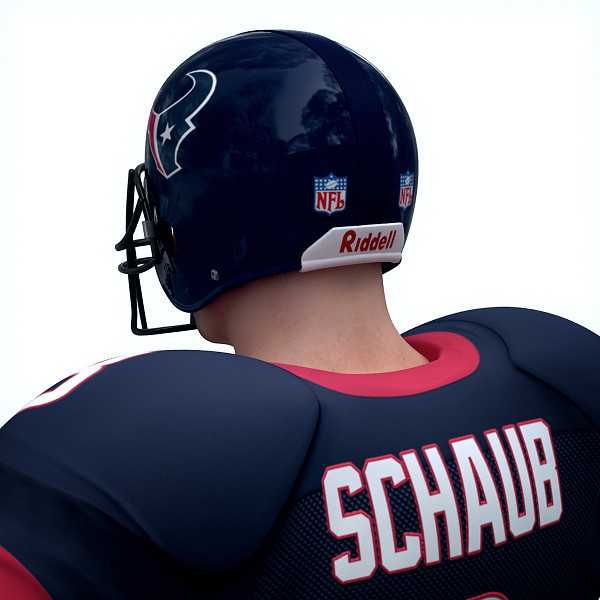 c4d houston texans nfl player - NFL Player Houston Texans by cgshape