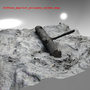 3d log sand beach model