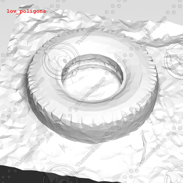 tire sand beach 3ds free - tire  sand  beach garbage by edikm1