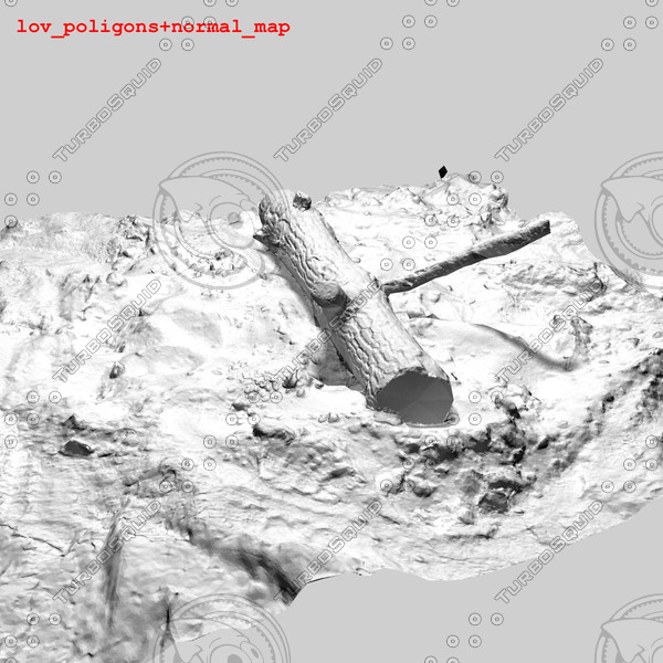 3d log sand beach model - log sand , beach by edikm1