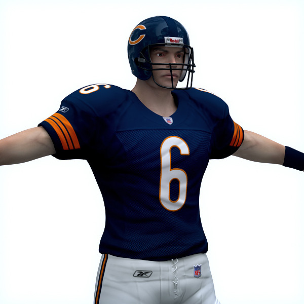 max rigged chicago bears nfl player - NFL Player Chicago Bears Rigged by cgshape