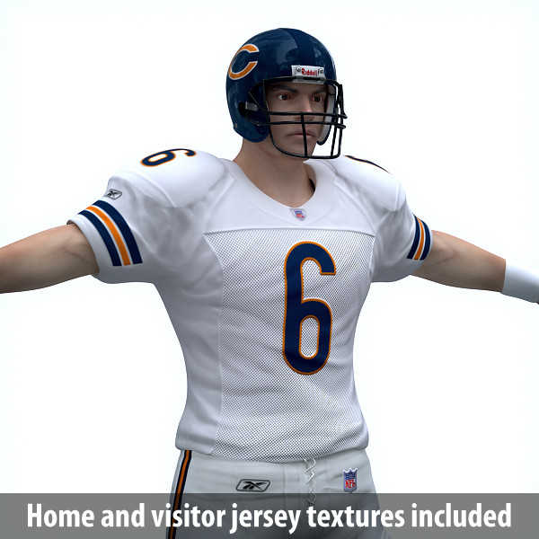 max rigged chicago bears nfl player - NFL Player Chicago Bears Rigged by cgshape
