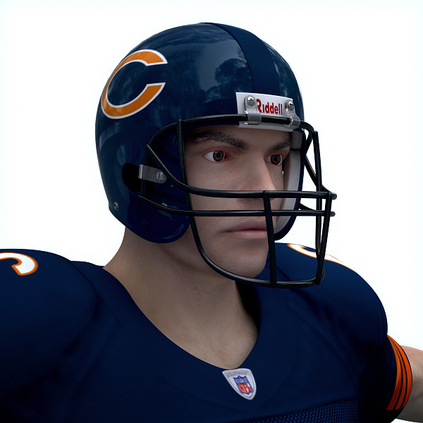 max rigged chicago bears nfl player - NFL Player Chicago Bears Rigged by cgshape