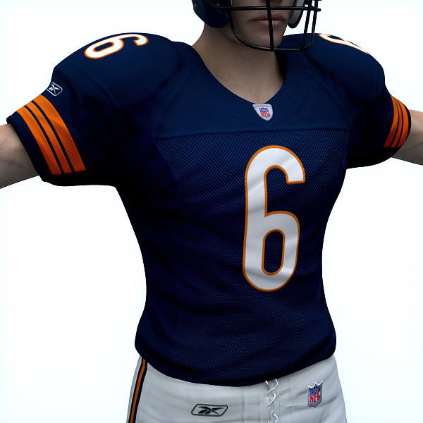 max rigged chicago bears nfl player - NFL Player Chicago Bears Rigged by cgshape