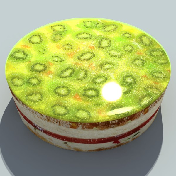 3d cake modelled - Cake V2 by 3D Graphics