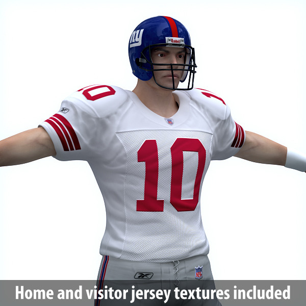 chicago bears nfl player 3d model - NFL Player Chicago Bears by cgshape