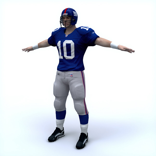 chicago bears nfl player 3d model - NFL Player Chicago Bears by cgshape