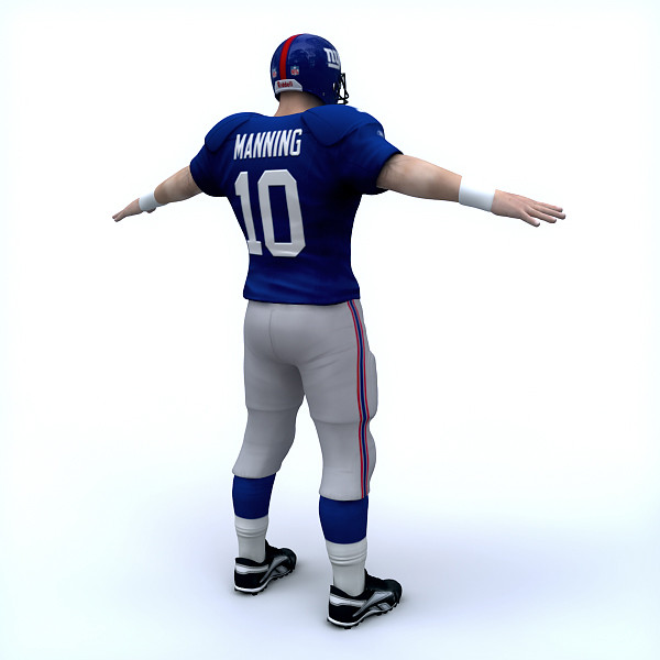 chicago bears nfl player 3d model - NFL Player Chicago Bears by cgshape