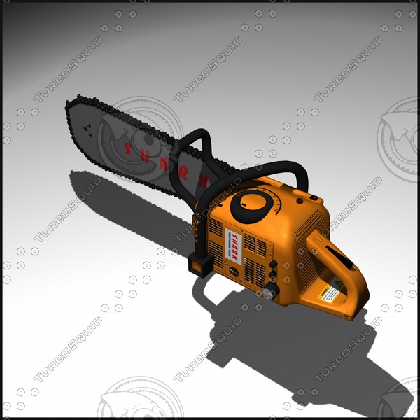 3d model chainsaw machine - Chain saw machine by lekshman