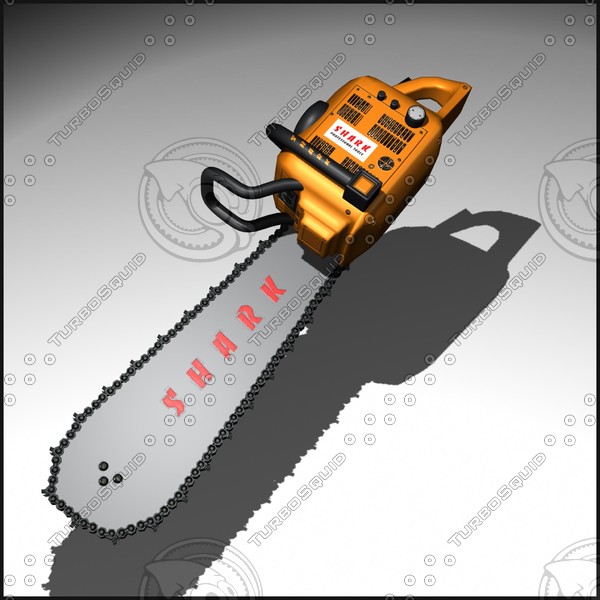 3d model chainsaw machine - Chain saw machine by lekshman