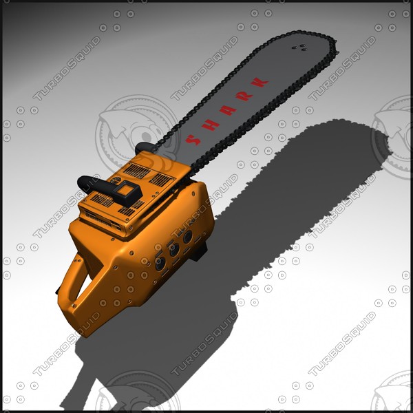 3d model chainsaw machine - Chain saw machine by lekshman